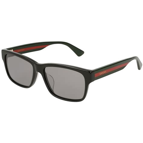 gucci sunglasses gg0340sa|Gucci Grey Rectangular Men's Sunglasses GG0340SA 001 57.